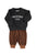 Baby Sweatshirt |Faded black w/ "Jimi Hendrix" print