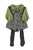 Baby blouse w/ collar | Green checkered