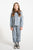 Unisex trousers | Blue & white checkered