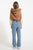 Dungarees | Washed blue denim w/ black hearts