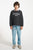 Sweatshirt | Faded black w/ "Jimi Hendrix" print