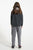 Mom fit trousers | Washed black denim