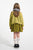 Short skirt | Khaki w/ black flowers