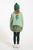 Sweatshirt | Green w/ "rock & roll" print