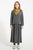 Long skirt | Grey w/ animal print