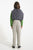 Dungarees | Light grey w/ black flowers