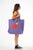 XL bag | purple w/ lips print