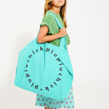 XL logo bag | turquoise
