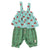 baby unisex trousers | green checkered