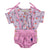 baby bloomers w/ straps | lavender w/ black tigers