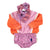 baby sweatshirt | orange & lavender