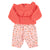 baby trousers  | pink flowers