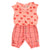 baby sleeveless blouse w/ collar | pink w/ red bows