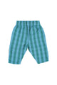 Baby unisex trousers | blue & green checkered