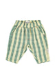 Baby unisex trousers | light yellow checkered