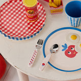 Plate | Vichy Blue