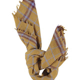 Scarf Camel Checkered