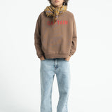 Scarf Camel Checkered