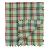 Scarf Light Green Checkered