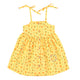 short dress | yellow w/ flowers allover