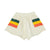 shorts | ecru w/ multicolor stripes