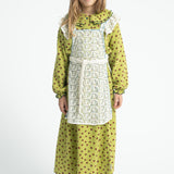 Long Skirt Pistachio Green with Little Flowers