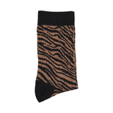 Socks Camel with Zebra Print