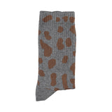 Socks Grey with Animal Print