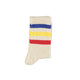 socks | ecru w/ multicolor stripes
