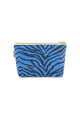 Handbag Medium | Zebra print, Blue