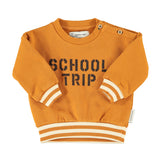Baby Sweatshirt Camel with "school Trip" Print