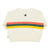 sweatshirt | ecru w/ multicolor stripes print