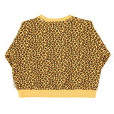 sweatshirt | mustard animal print