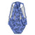 swimsuit w/ back bow | blue w/ black tigers