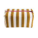 Toilet Bag | Large Stripes, Caramel