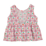 Top | ecru w/ cherries allover