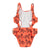 trikini | orange w/  black tigers