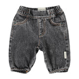 Baby Trousers Washed Black Denim