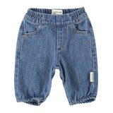 Baby Trousers Washed Navy Denim