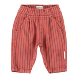 Baby Trousers Bordeaux with Black Stripes