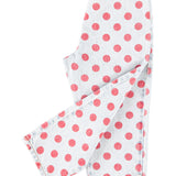 Trousers Light Blue Denim with Red Dots