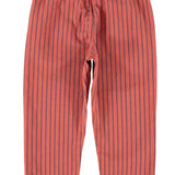 Trousers Bordeaux with Black Stripes