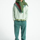 Trousers Green with Black Stripes