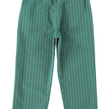 Trousers Green with Black Stripes