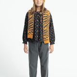 Trousers Grey with Black Stripes