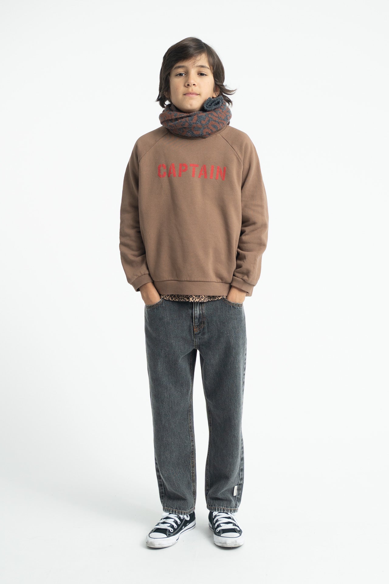 Unisex Trousers Grey Denim