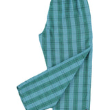 unisex trousers | blue & green checkered