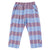 unisex trousers | blue checkered