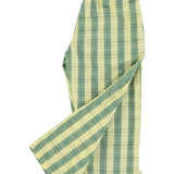 unisex trousers | light yellow checkered