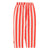 unisex trousers | white & red stripes